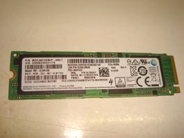 1 stück 512gb m.2 nvme ssd. Samsung. Details siehe Bildern.