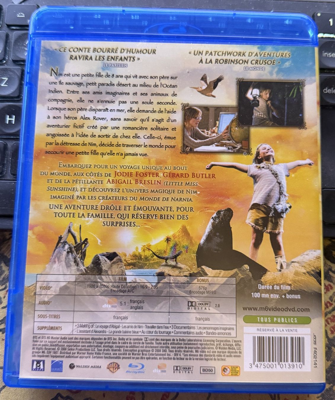 Alle DVDs: L'île de Nim (2008) - Blu-ray – Gebraucht aus Semsales von __Florian__ 2