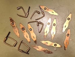 Messing Türschilder Barockstil und passende Türdrücker