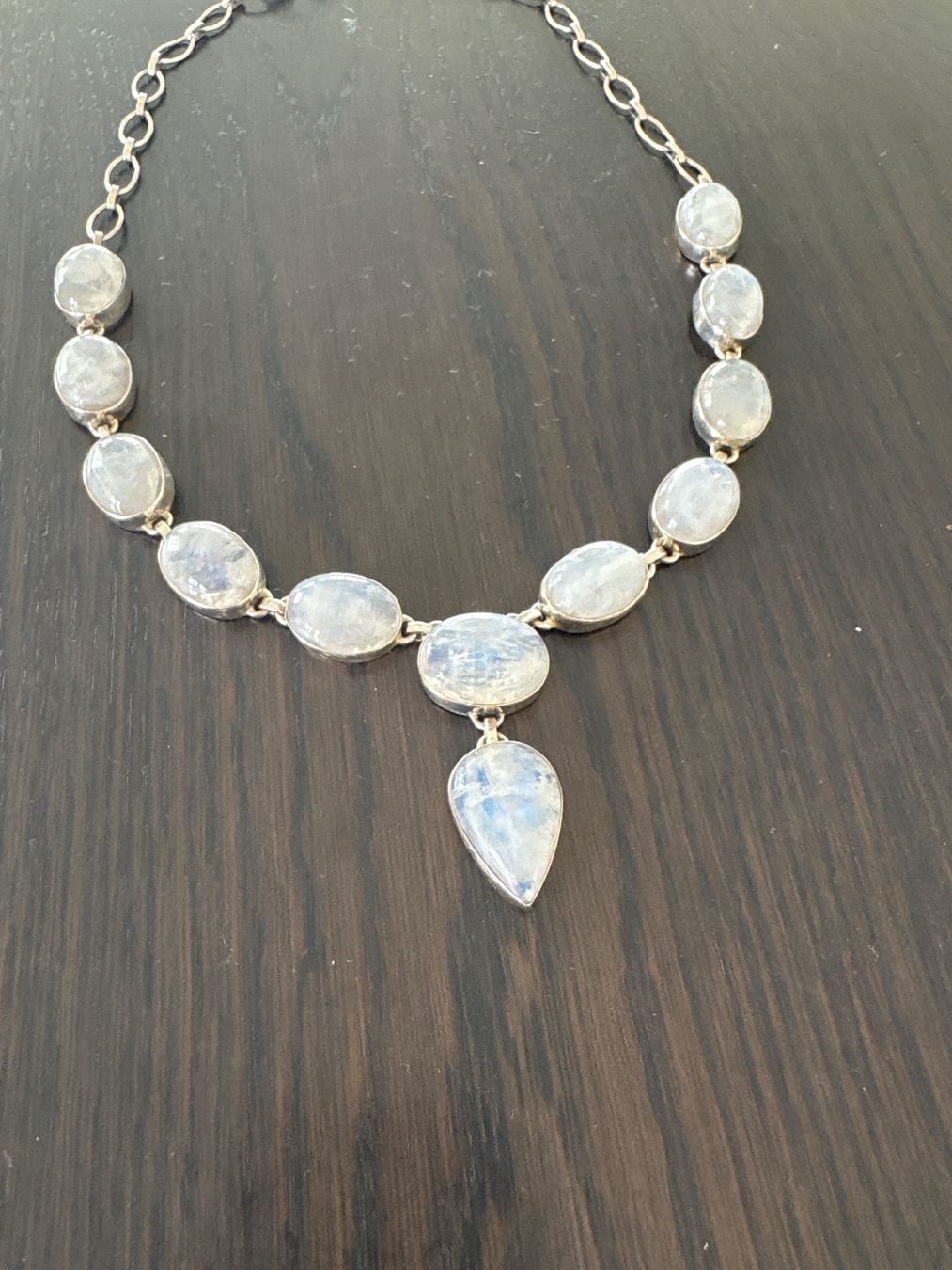 Catenine: Mond Stein silber collier – Nuovo (secondo la descrizione) da Schönenberg ZH venduto da JaluTa 2