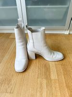 Steve Madden Chelsea Boots Echtleder Damen Gr. 41 creme