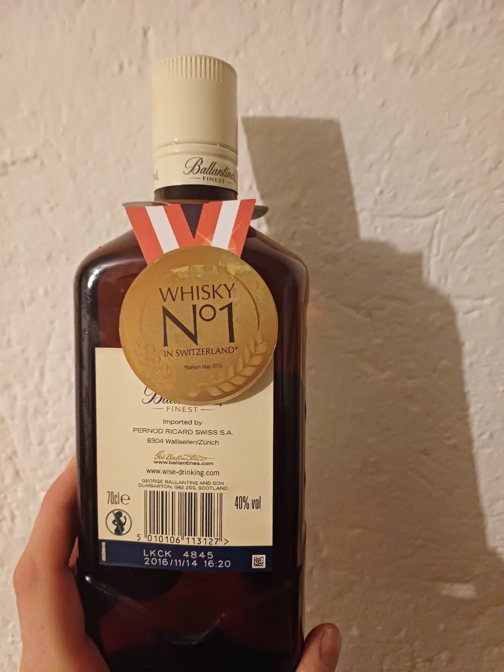 Spiritueux: Ballantines Whiskey – Neuf avec emballage d'origine à frauenfeld par _Plies_ 1