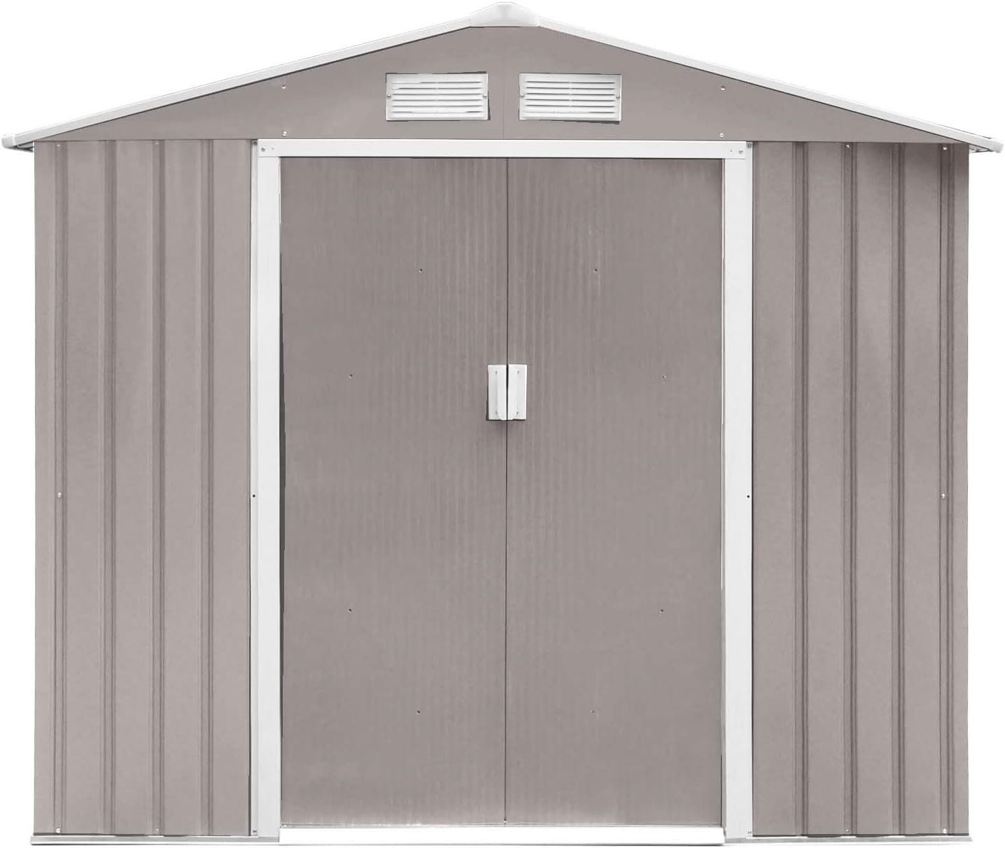 Casette da giardino & serre: HATTORO S100 Metall Gerätehaus Hellgrau – Nuovo e nell'imballaggio originale da Bottighofen venduto da zaap 1