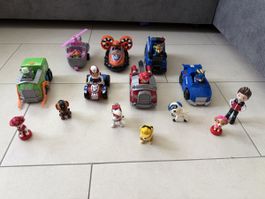 Paw Patrol Spielzeugset Fahrzeuge und Figuren gebraucht