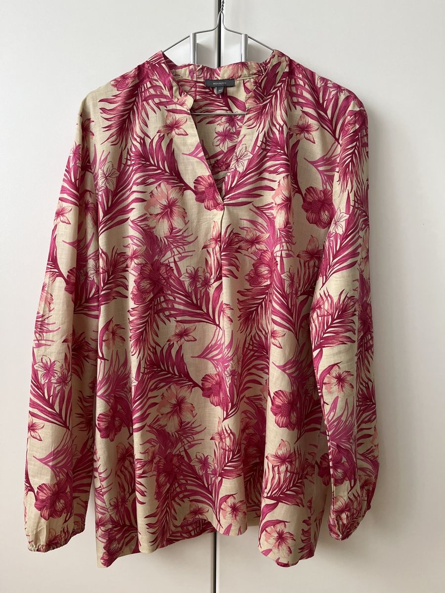 Camicette: Montego Bluse, Gr. 44, Baumwolle, Sommer Look, Top! – Usato da Zürich venduto da Kleanthy