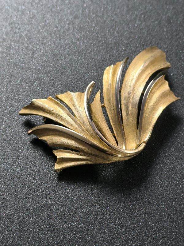 Spille & Fermagli: Sammlerstück Brosche Silber Gold – Usato da Rüti ZH venduto da Restwert_Rueti_ZH 3