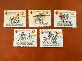 Fussball WM 82 Serie Mi. 608/12 Mauretanien Luxus ** (2325)