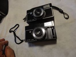 2 STUCK CLIKO MAT -INSTANT LOAD ANTIK FILM KAMERAS LÄÜFT