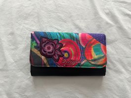 Damen Portemonnaie Desigual schwarz / farbig