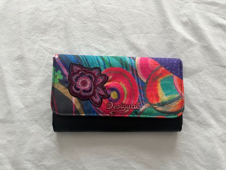 Damen Portemonnaie Desigual schwarz / farbig