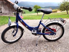 Kinderfahrrad Puky Captain Sharky blau gebrauchter Zustand