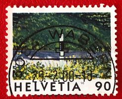 Nr.947 mit Stempel Wabern