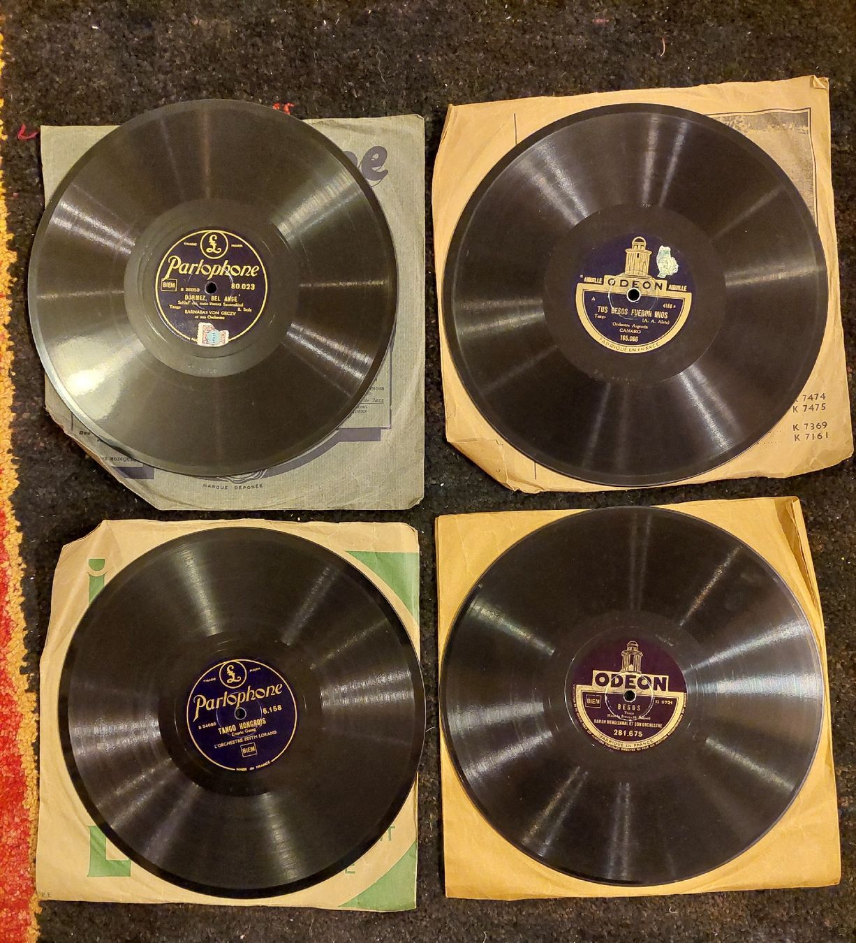 Schallplatten: 20 Schellackplatten,  25cm mit Tangos, Pasodobles,Bolero,Fox – Gebraucht aus Zürich von Cortin 2