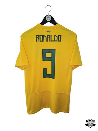 RONALDO #9 Original Brazil 2011 Home Trikot