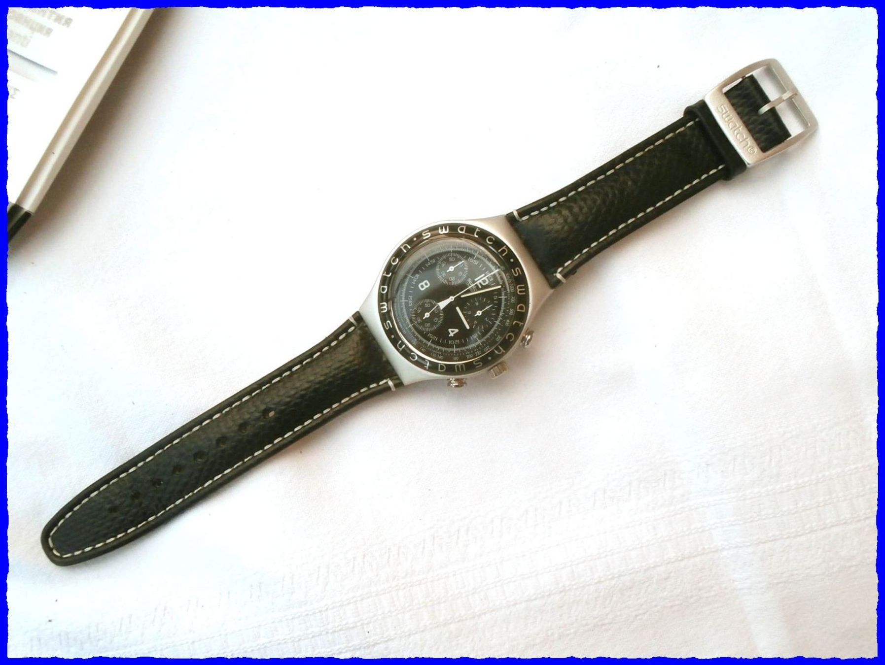 Swatch Orologi: SWATCH Irony Chrono "HIGH TAIL" (YCS1000) - NEU mit Box – Nuovo e nell'imballaggio originale da Worblaufen venduto da Re_mo81 6