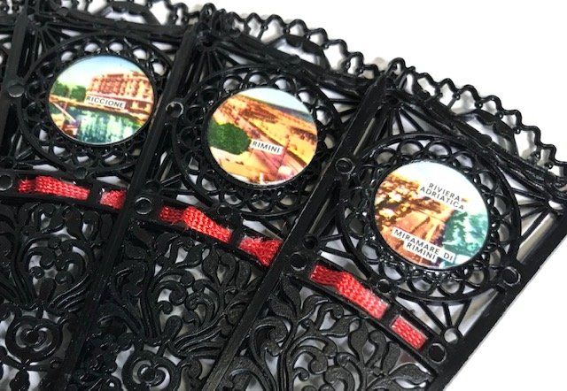 Tutte le decorazioni: Fächer Kunststoff Souvenir aus Italien – Usato da Zürich venduto da gigimai67 8