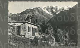 AK sw Pontresina GR Restaurant „Unterer Schafberg“ ≈ 1952 