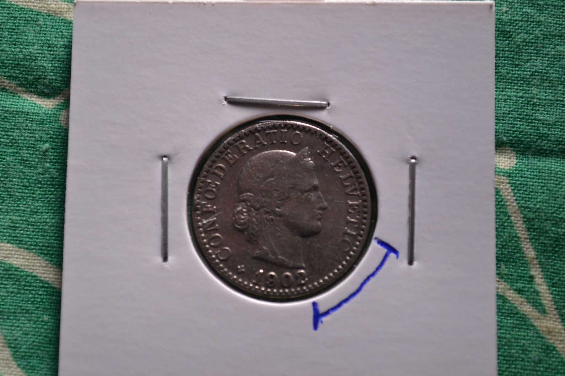 Alle Münzen: 20 Centimes 1902 Abart Rare – Gebraucht aus Renens VD von Doidefee 1