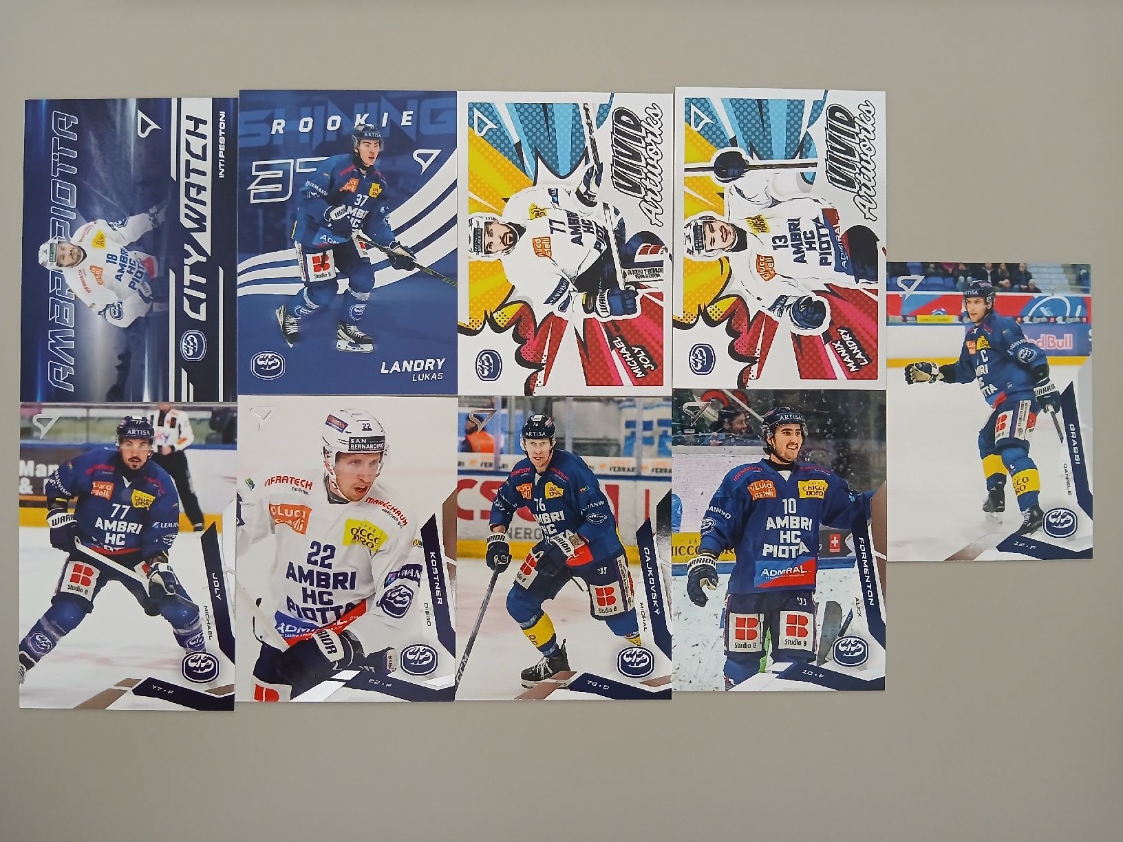 Sportzoo Carte collezionabili: Diverse Ambri Karten – Nuovo (secondo la descrizione) da Düdingen venduto da oliheimo92
