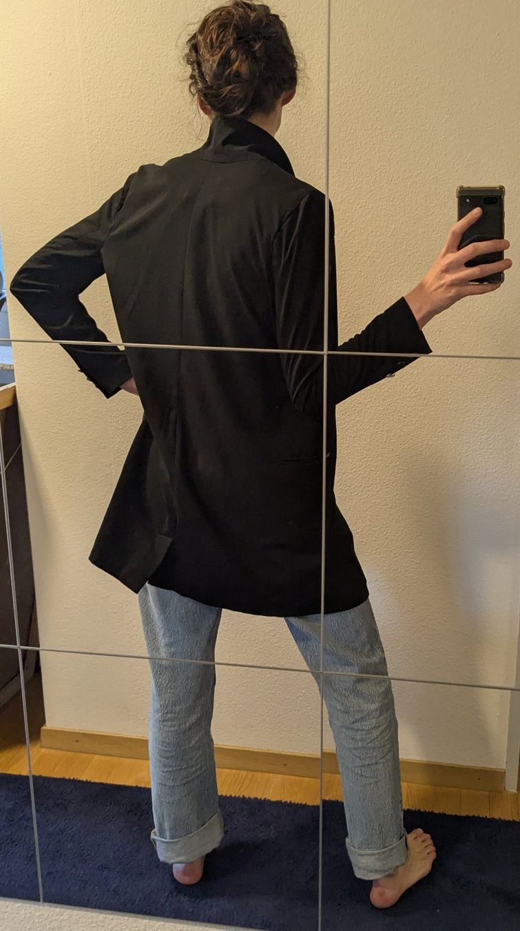 Giacche: Frock coat Black Summer Blazer Lightweight MOHITO Tailcoat – Usato da Zürich venduto da Iris__ 2