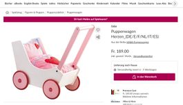 Haba Puppenwagen Zustand sehr gut