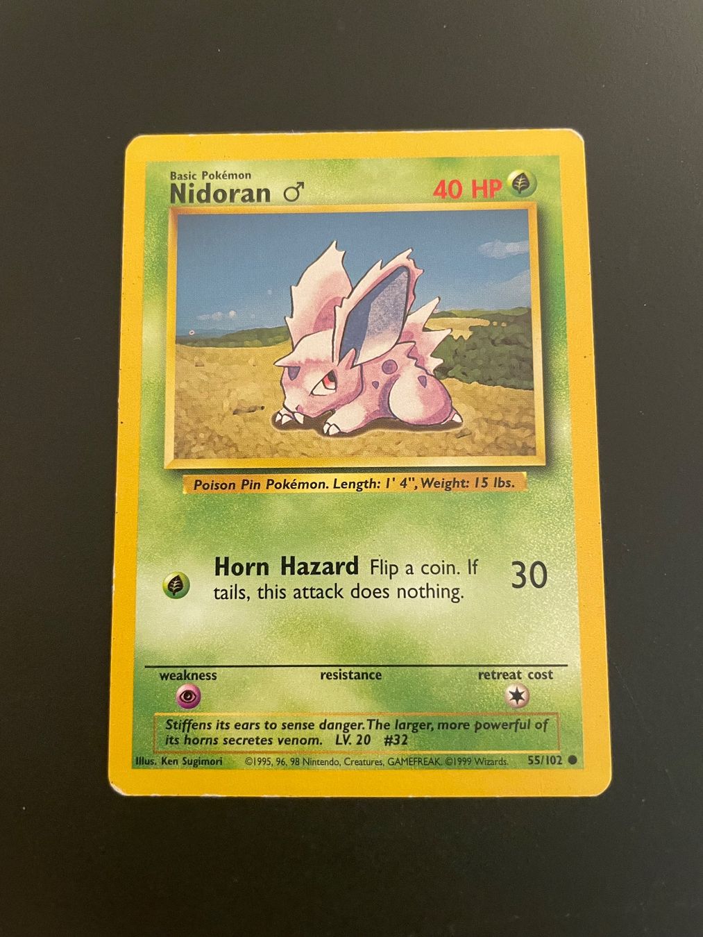 Pokémon Cartes à collectionner: Nidoran Base Set 55/102 – D'occasion à Zürich par pokemon_cards