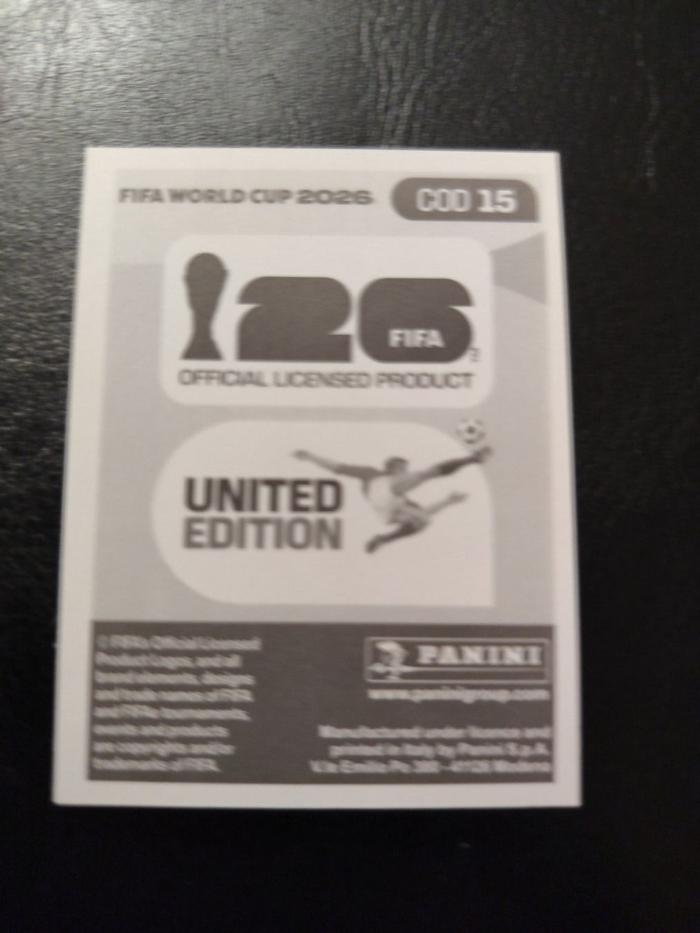 Panini Carte collezionabili: Panini FIFA World Cup 2026 COD 15 – Nuovo (secondo la descrizione) da Matzingen venduto da Clie42 1