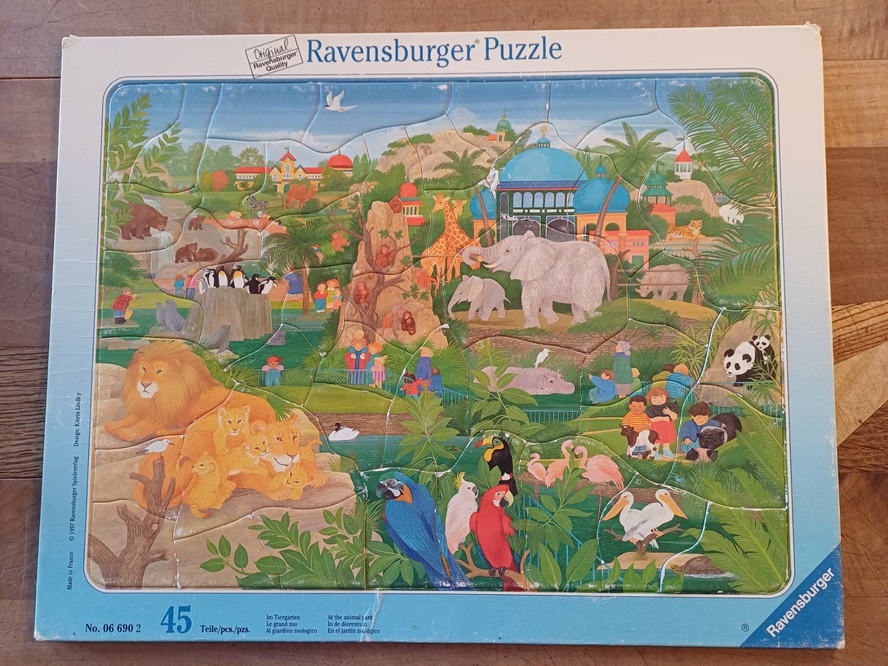 Ravensburger Puzzles: Ravensburger Puzzle "Im Tiergarten", 45 Teile – Gebraucht aus Ringoldswil von drache13