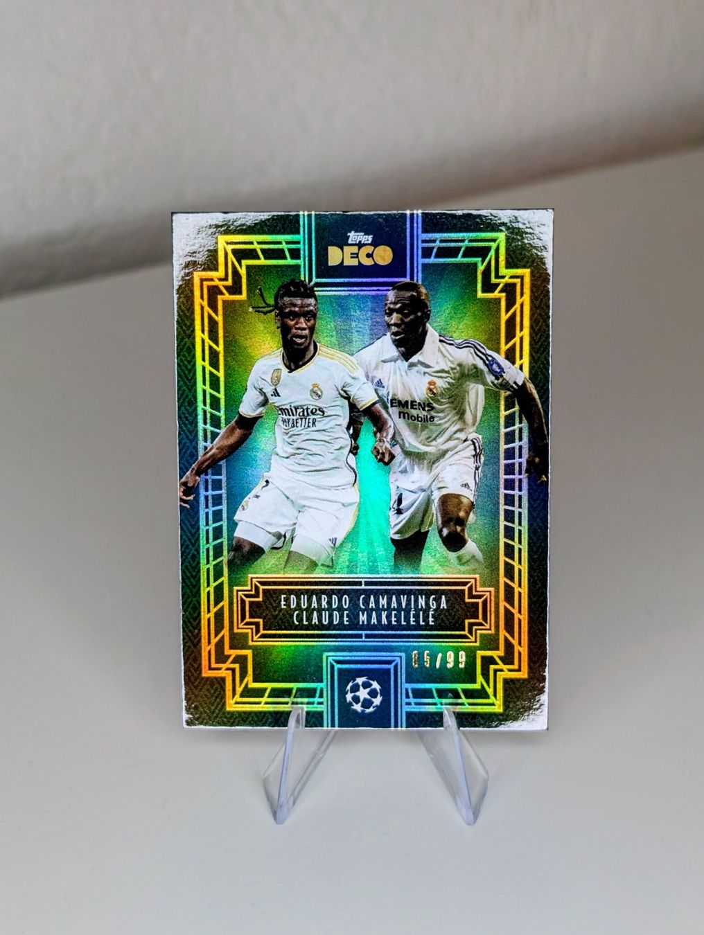 Topps Carte collezionabili: Camavinga/Makelele 85/99 Real Madrid Topps Deco – Nuovo (secondo la descrizione) da Hunzenschwil venduto da BRPCards