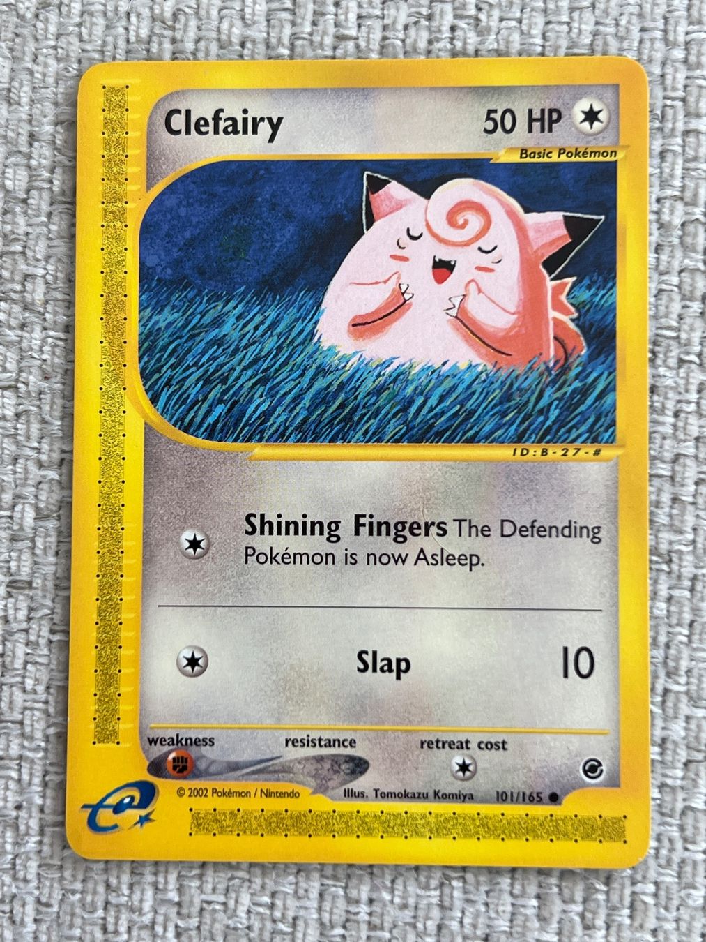 Pokémon Cartes à collectionner: Pokémon Card Clefairy 101/165 Expedition 2002 E – D'occasion à Zollikon par inf_l5jd