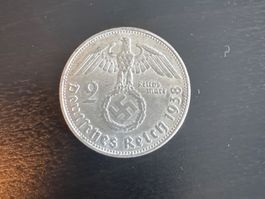 2 Reichsmark 1938 Münze