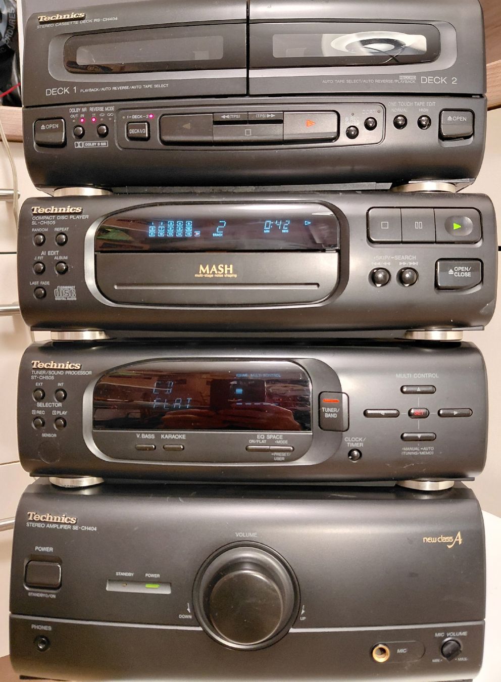 Technics Lettore multimediale & Streamer: TECHNICS HIFI ST-CH505 TOP RS-CH404, CD Player, Recorder – Usato da Rorschach venduto da jal_v72g
