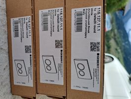 Geberit Delta20 round Betätigungsplatte weiss 3 Stück