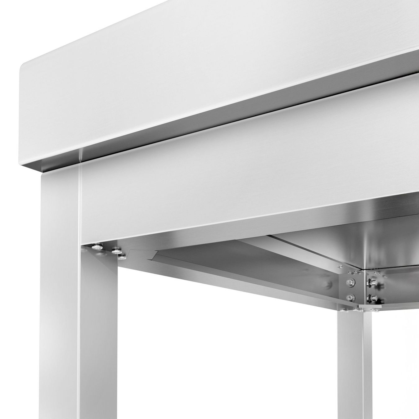 Altro per Gastronomia & Hotel: Edelstahl Arbeitstisch PREMIUM 150x80cm – Nuovo e nell'imballaggio originale da Bottighofen venduto da zaap 5