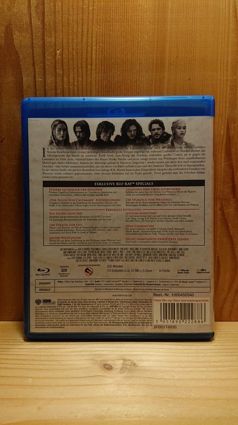 Tutti i DVDs: GAME OF THRONES Staffel 3 auf Blu-Ray – Usato da Wilderswil venduto da Exebub 4