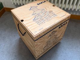 Kapla Bausteine 1000 Stk. Holzkiste und Beutel guter Zustand