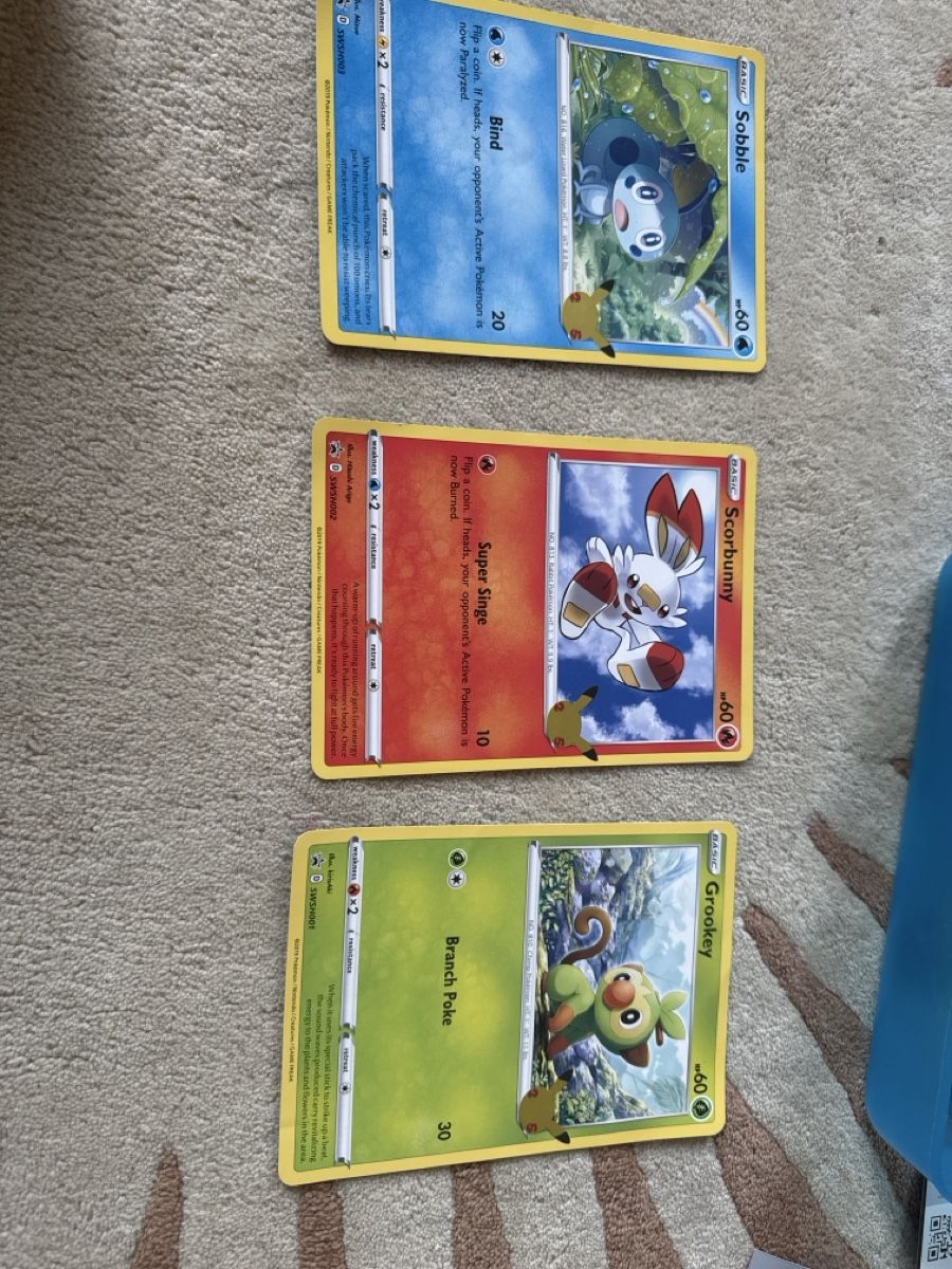 Cartoline: Pokémon Karten Set: Sobble, Scorbunny & Grookey - Top! – Nuovo (secondo la descrizione) da Hünenberg venduto da fightlady