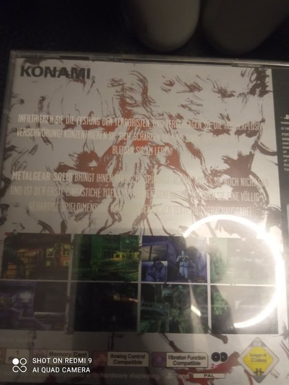 Jeu PlayStation 1 - METAL GEAR SOLID + Démo SILENT HILL - Bon état, Version Française