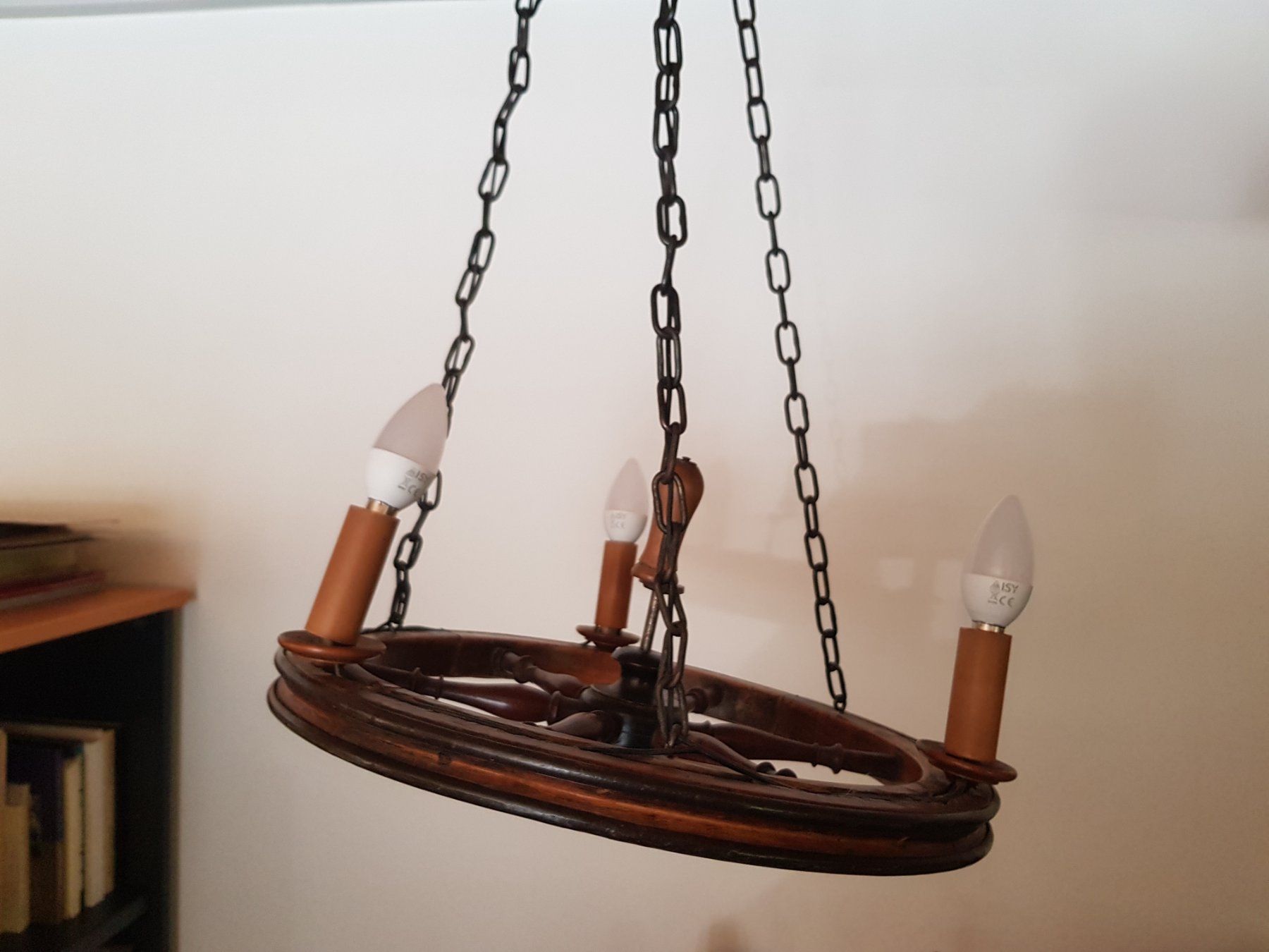 Lampadari & plafoniere: Decken Lampe Leuchte Wagenrad Kronleuchter – Usato da Walterswil BE venduto da Lonitti 7