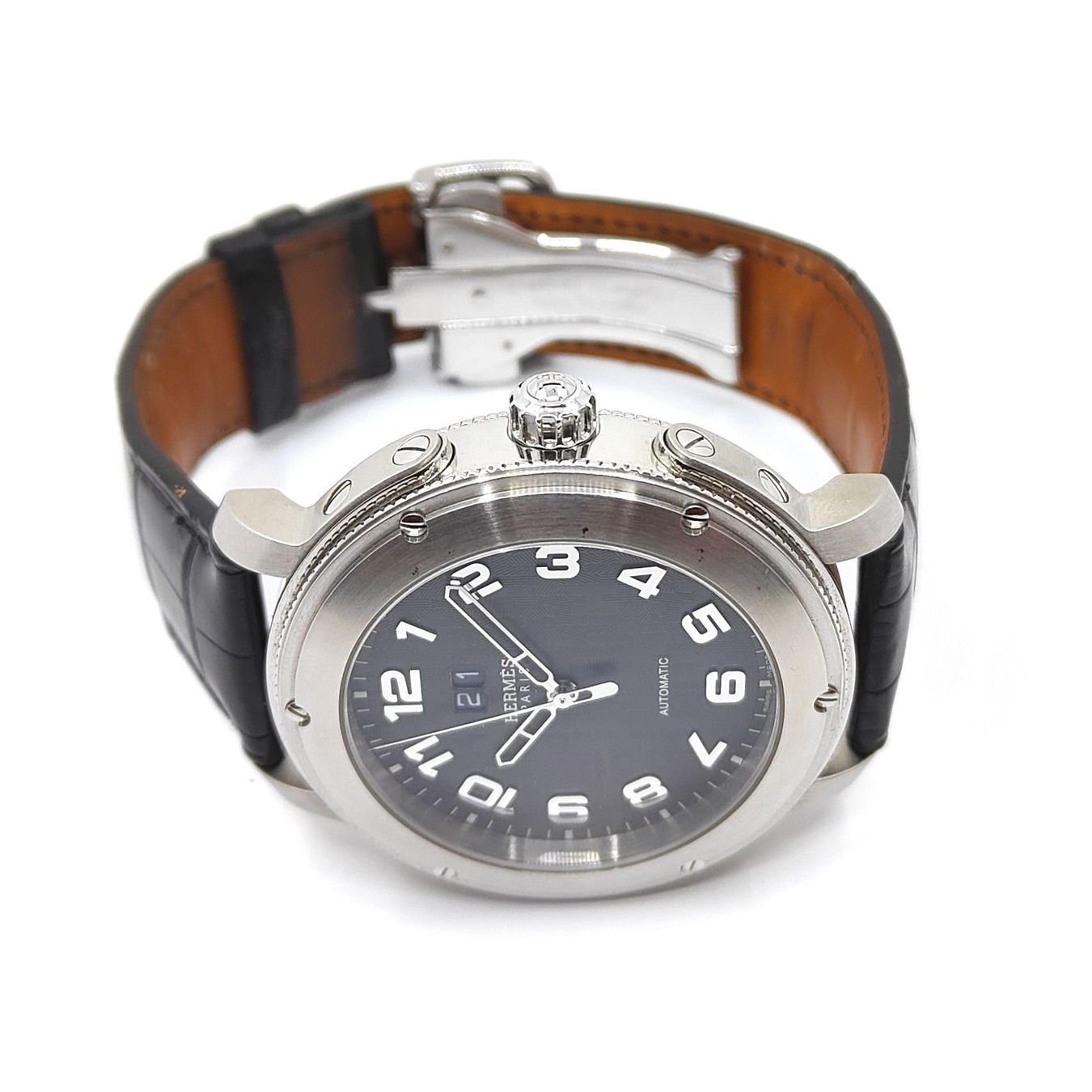 Hermès Orologi: Hermès Clipper Big Date Automatic – Usato da Montreux venduto da CashPay_Montreux 3