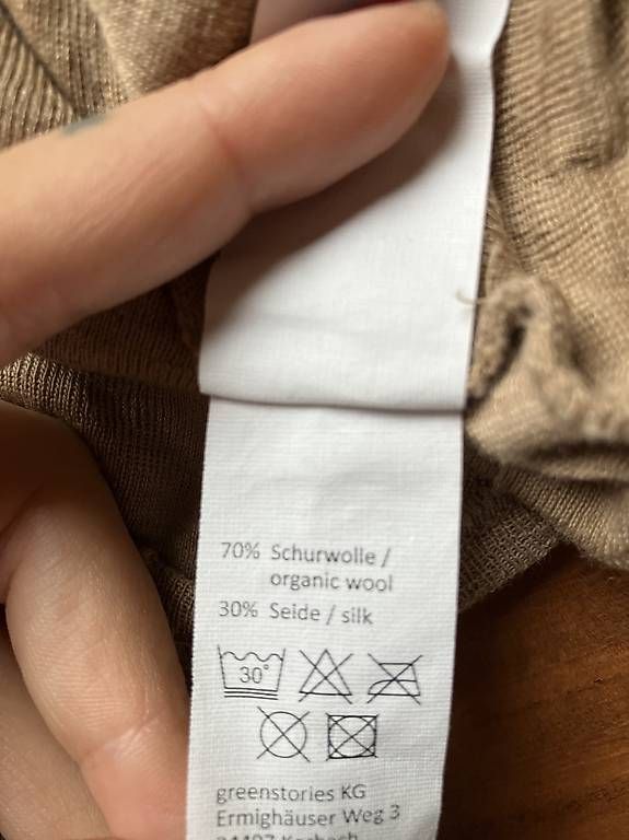 Biancheria intima: Beiger Wolle/Seidebody – Nuovo (secondo la descrizione) da Winterthur venduto da horvath09 1