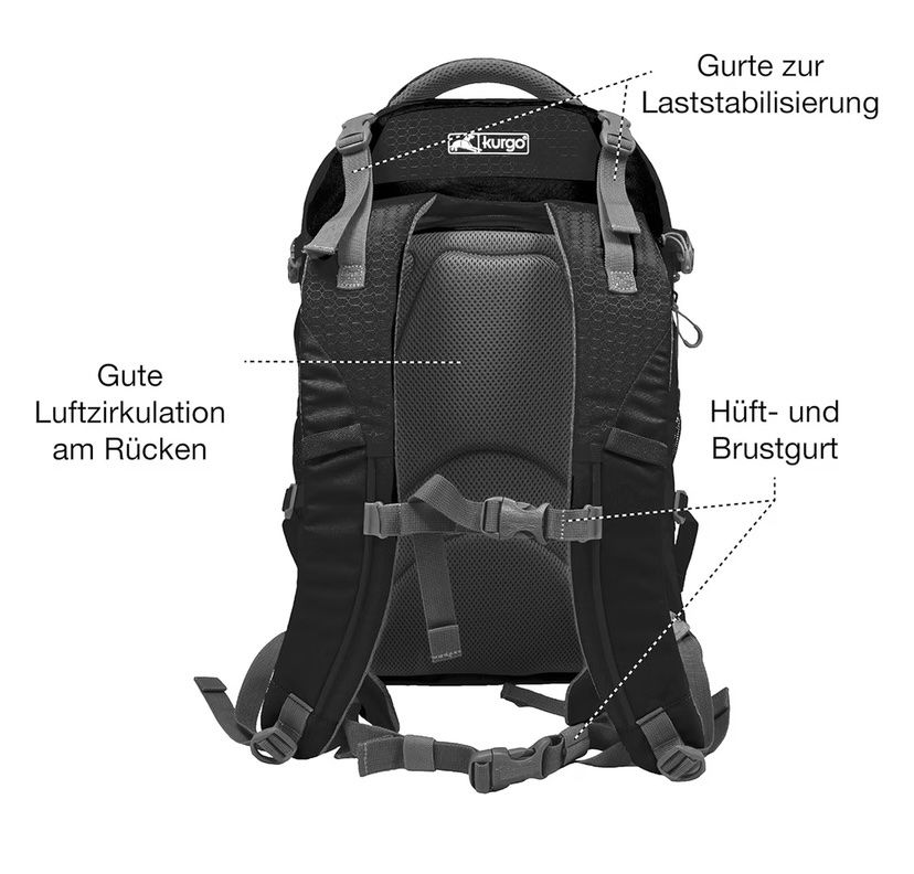 Zaini: Hunderucksack Kurgo G-Train – Usato da Thierachern venduto da reten 9
