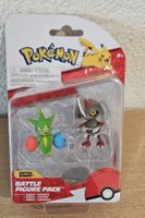 Pokémon Battle Figure Pack - Roselia & Pawniard, Neu!