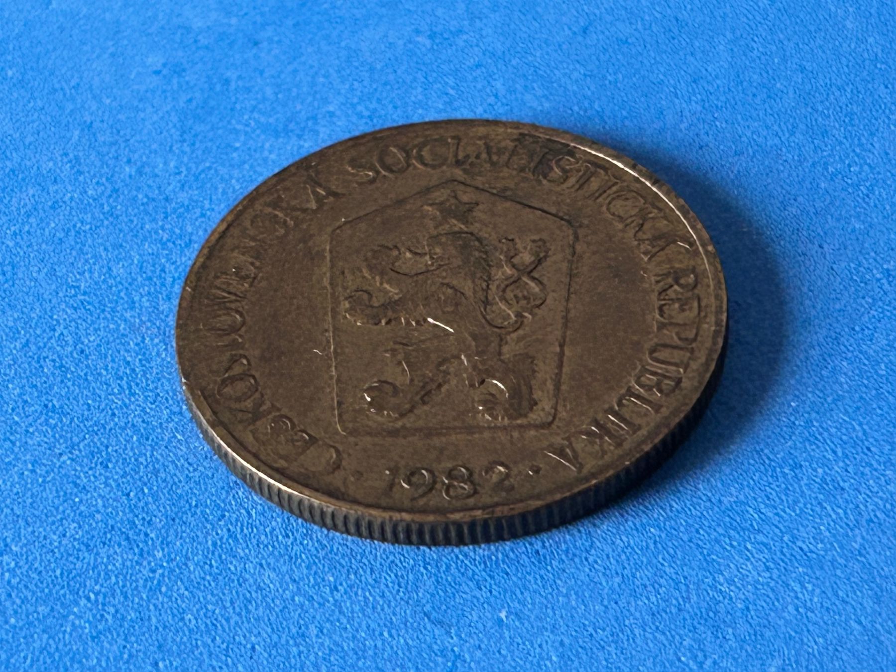 Alle Münzen: Czechoslovakia - 1 Koruna 1982 – Gebraucht aus Corcelles NE von AJKader 9