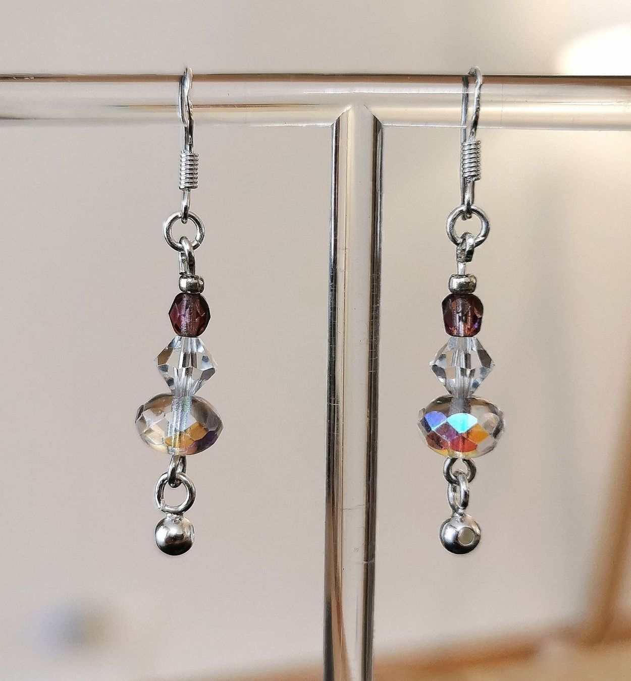 Orecchini pendenti & Orecchini a lobo: Boucles d'oreilles Argent 925 et Swarowski – Nuovo e nell'imballaggio originale da Veyrier venduto da Leilazizou 1