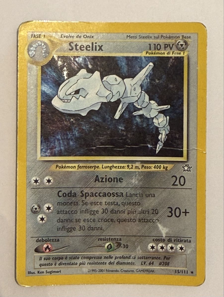 Pokemon Steelix 15/111 holo italian (Gebraucht) in Lugano für CHF 45 ...