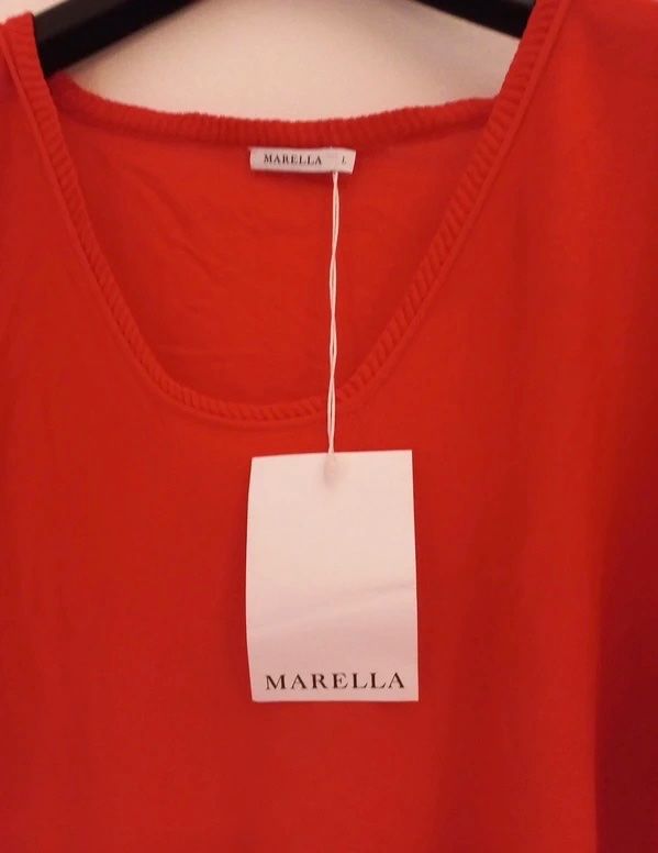 Marella Maglioni & Felpe: Marella (Max Mara) Maxi-Pullover rot Grösse L neu – Nuovo e nell'imballaggio originale da Lopagno venduto da CLep 1