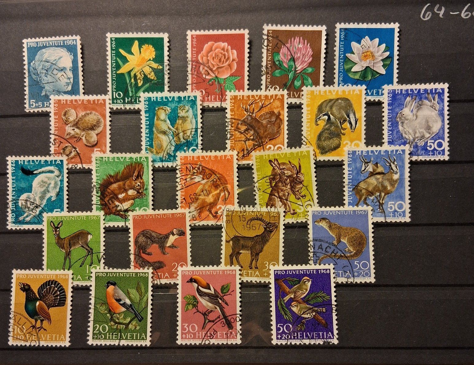 Tous les timbres: PJ 1964-68 – D'occasion à Buchs SG par Tigeradler