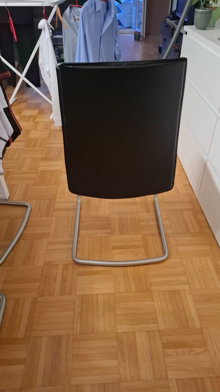 Sedie: Stühle Lederimitat Schwarz 6er Set – Usato da Bern venduto da phi_rf7q 4