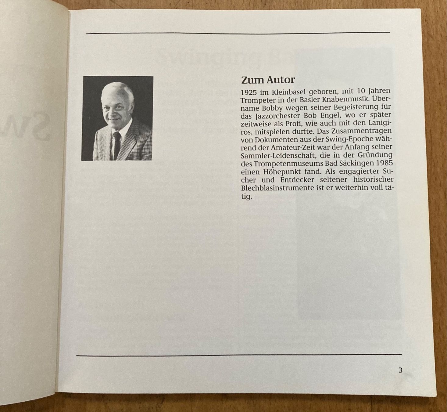 Libri: Swinging Basel (v. Ernst W. "Bobby" Buser) – Usato da Riehen venduto da Albi2010 2